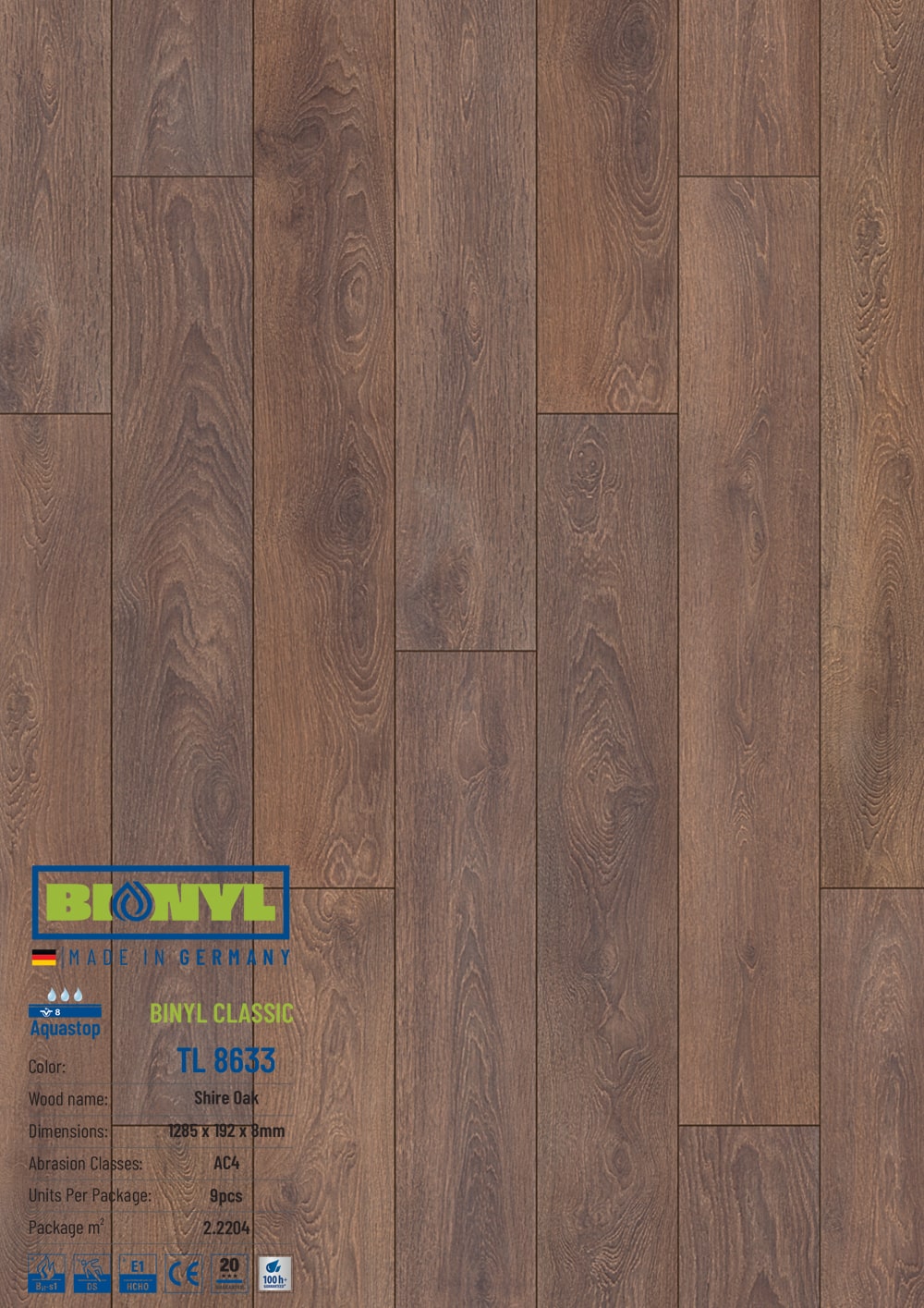 Sàn gỗ Bionyl Classic – TL8633